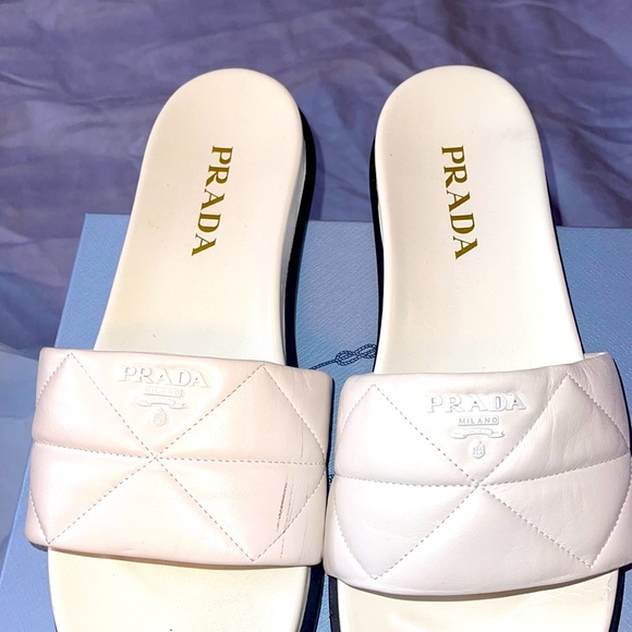 Prada slides , Worn once , 100% authentic - Picture 2 of 2